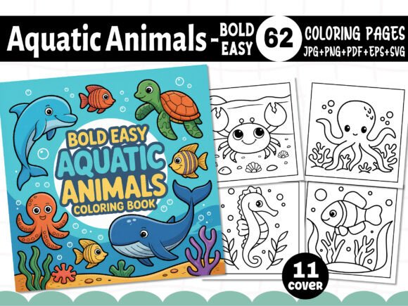 Bold Easy Aquatic Animals Coloring Pages Review: A Designer’s Take