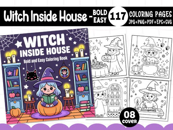 Bold Halloween Graphics for Coloring Pages and Creative Projects