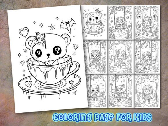 Creepy Cutie Coloring Page for KDP: A Designer’s Real-World Review