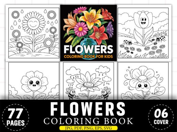 Cute Flowers Coloring Pages for Kids: A Designer’s Review
