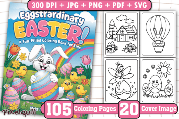 Eggstraordinary Easter Coloring Pages Graphics and Coloring Pages