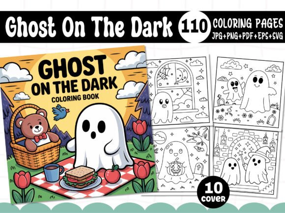 Ghost Dark Halloween Coloring Pages: A Designer’s Perspective