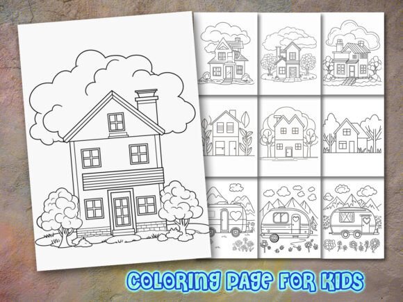 Simple Art Coloring Page for Kdp Review